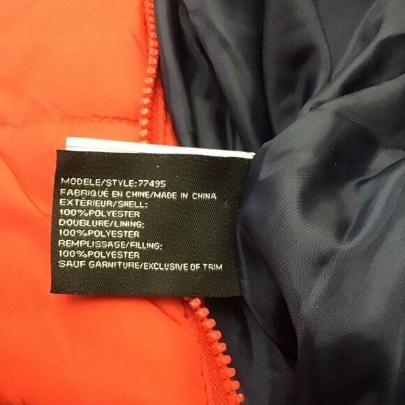 FAHRENHEIT active puffer winter coat jacket in Large red white blue - Picture 8 of 16